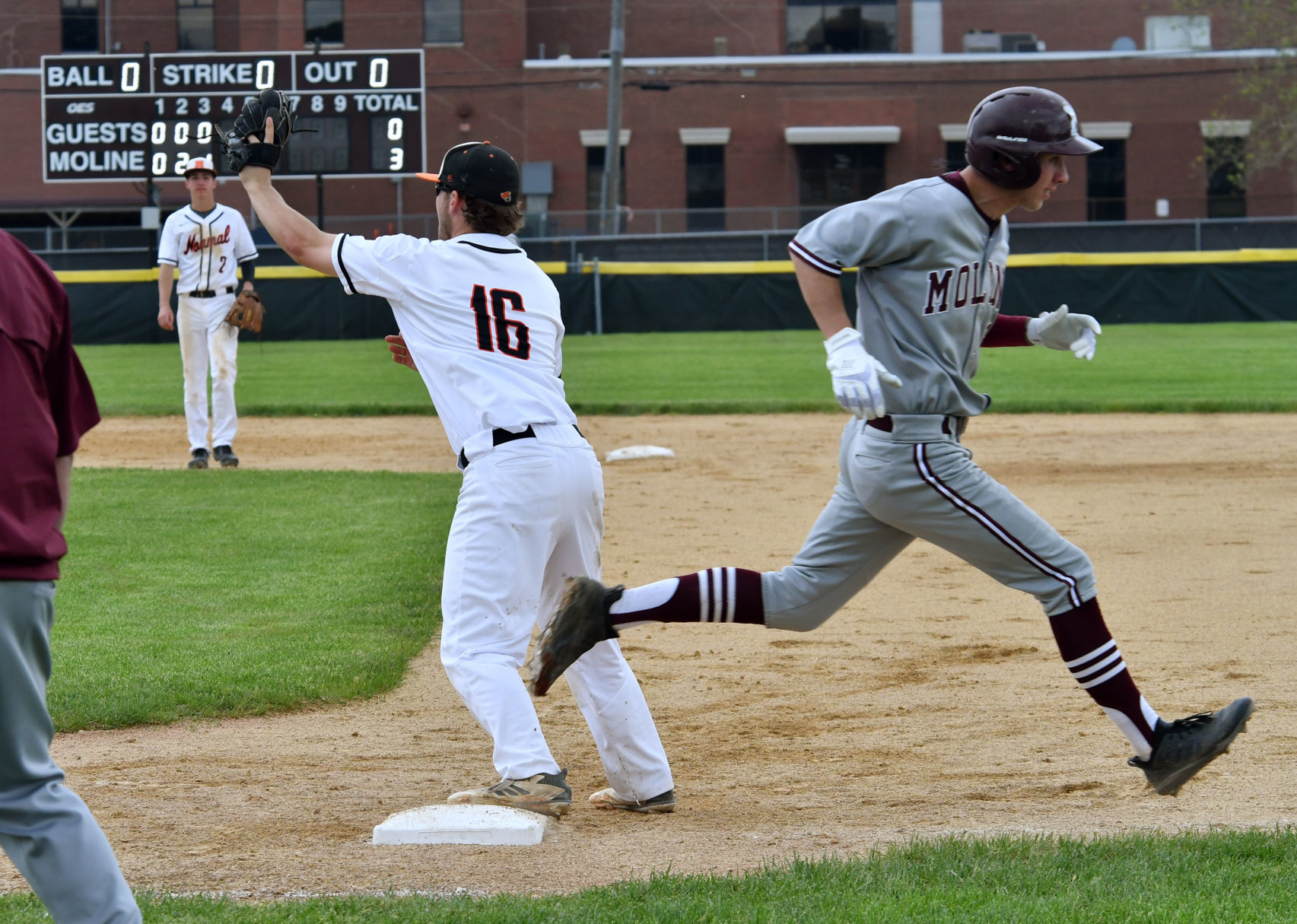 Moline vs Normal Community Class 4A Moline baseball regional final.